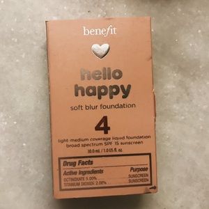 *new* benefit cosmetics hello happy foundation